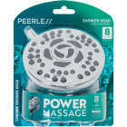 Delta 9-Spray 1.75 GPM Fixed Shower Head, Chrome Image 2