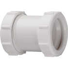 Keeney 1-1/2 In. White Polypropylene Straight Extension Coupling Image 1