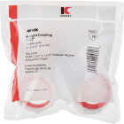 Keeney 1-1/2 In. White Polypropylene Straight Extension Coupling Image 3
