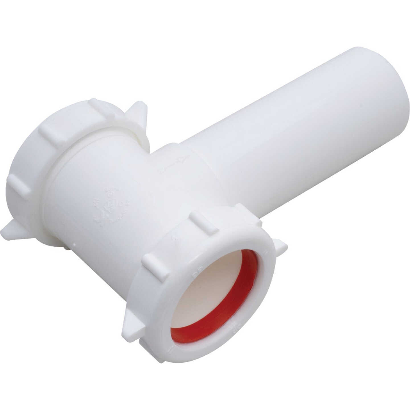 Keeney 1-1/2 In. White Polypropylene Center Outlet Tee Image 4