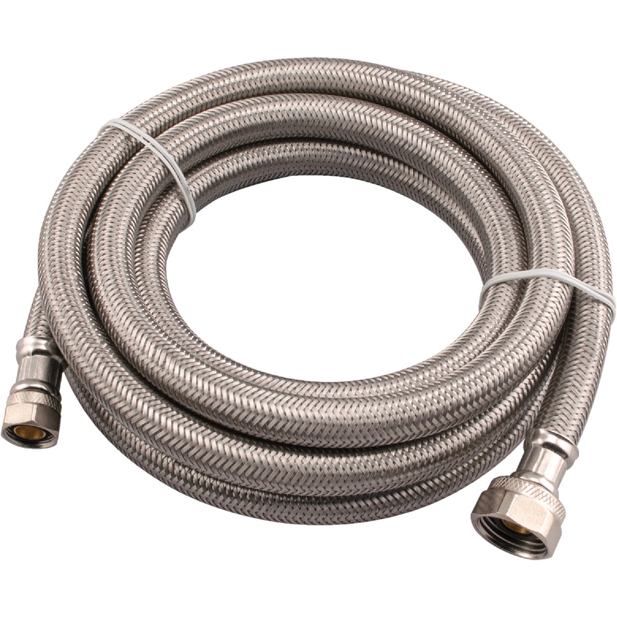 ProLine 3/8 In. C X 1/2 In. F X 96 In. L. Braided Stainless Steel Faucet Supply Line Image 1