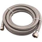 ProLine 3/8 In. C X 1/2 In. F X 96 In. L. Braided Stainless Steel Faucet Supply Line Image 1