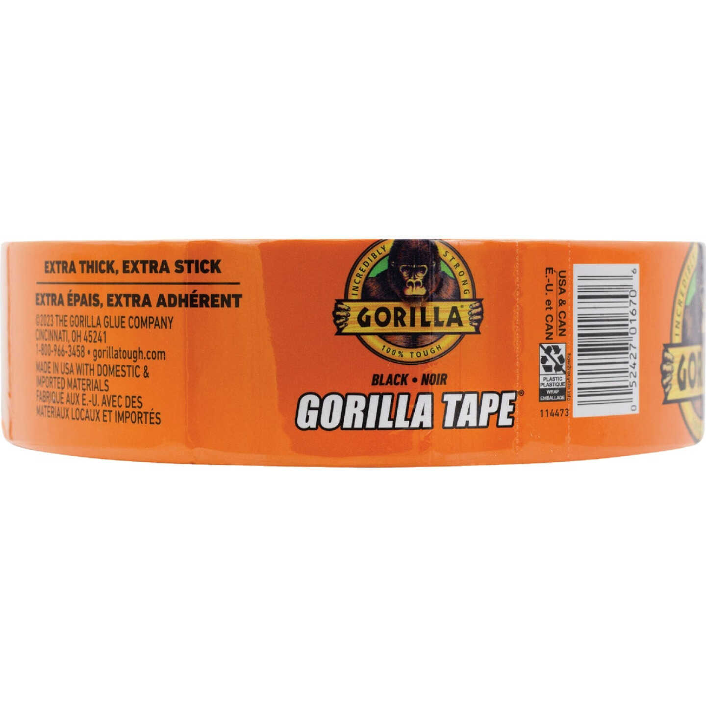 Gorilla 1.88 In. x 50 Yd. Heavy-Duty Duct Tape, Black Image 7