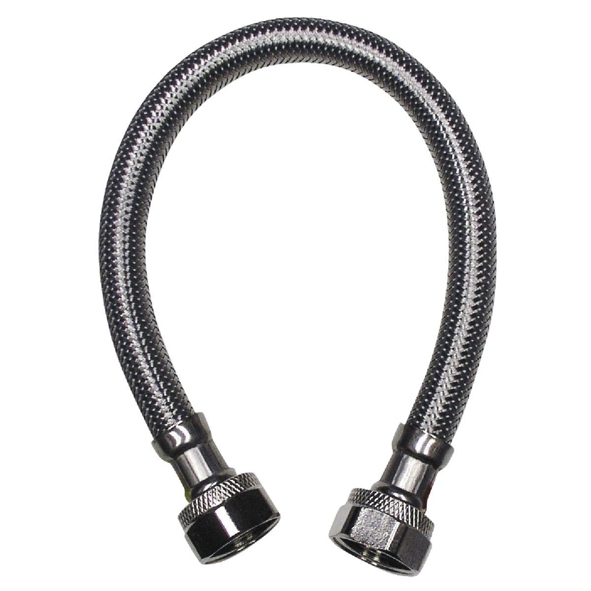 Do it Best 1/2 In. F X 1/2 In. F X 36 In. L. Braided Stainless Steel Faucet Supply Line