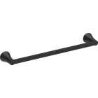 Moen Mikah 24 In. Matte Black Towel Bar Image 1