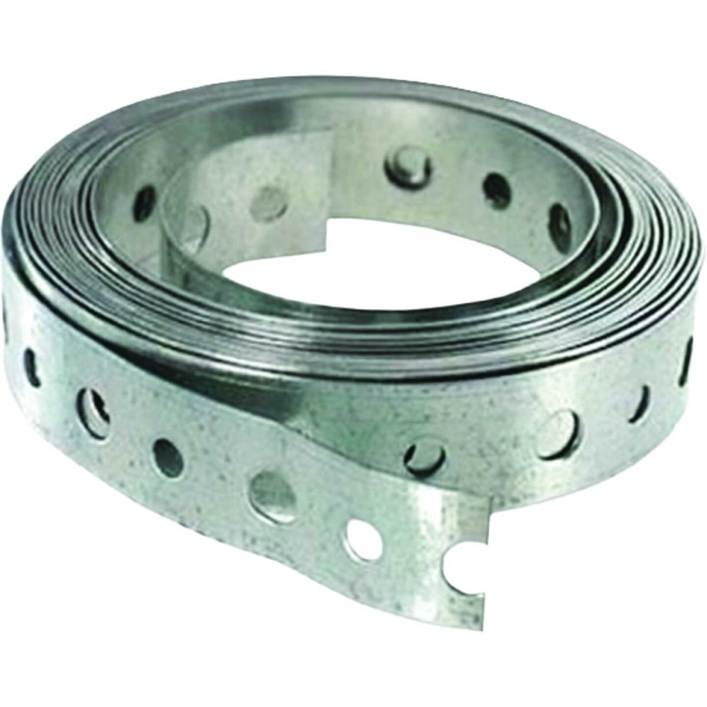 Oatey 3/4 In. x 10 Ft. 22 Ga Galvanized Steel Pipe Hanger Strap Image 1