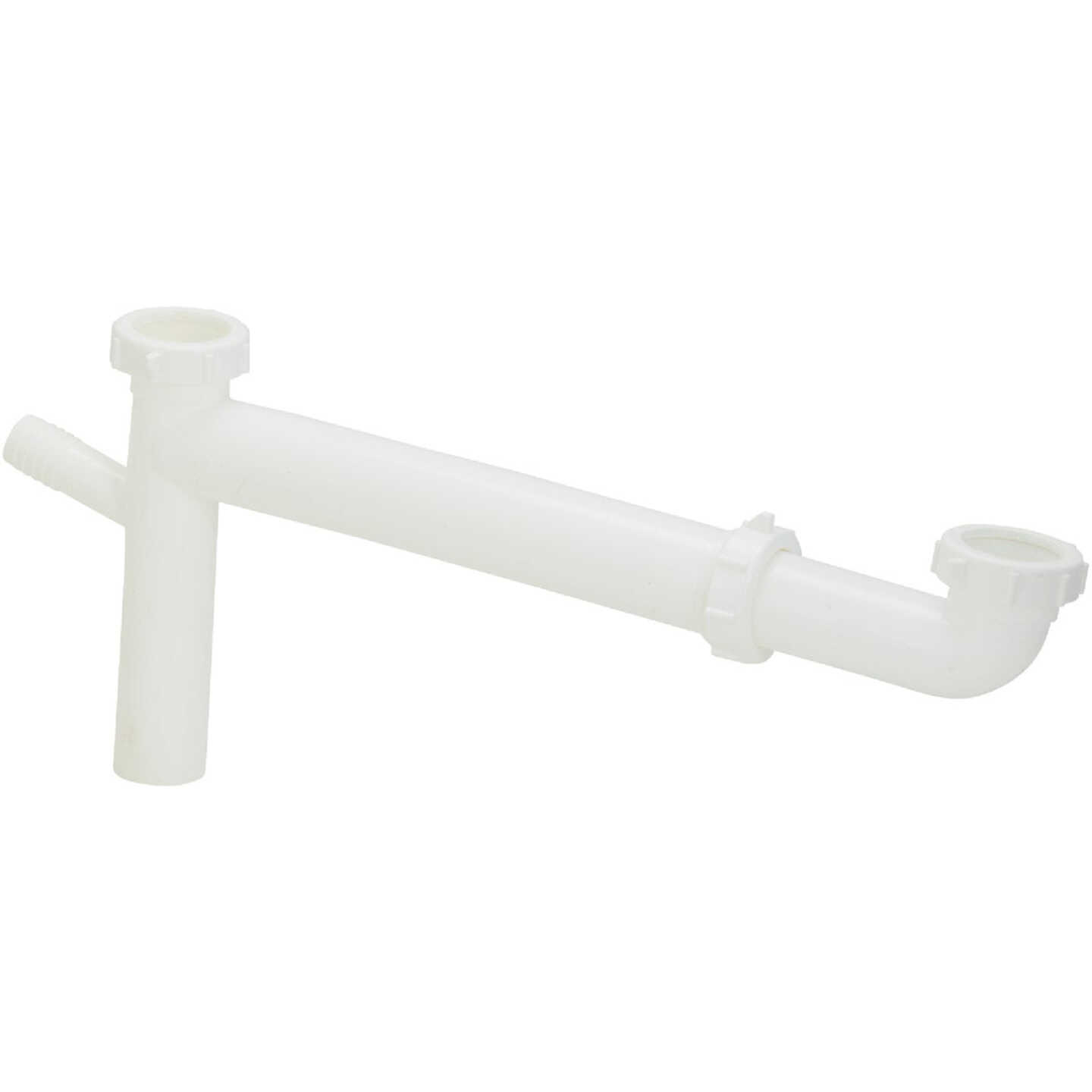Keeney 1-1/2 In. x 16 In. Telescopic End Outlet Waste with Dishwasher Branch Tailpiece Image 1