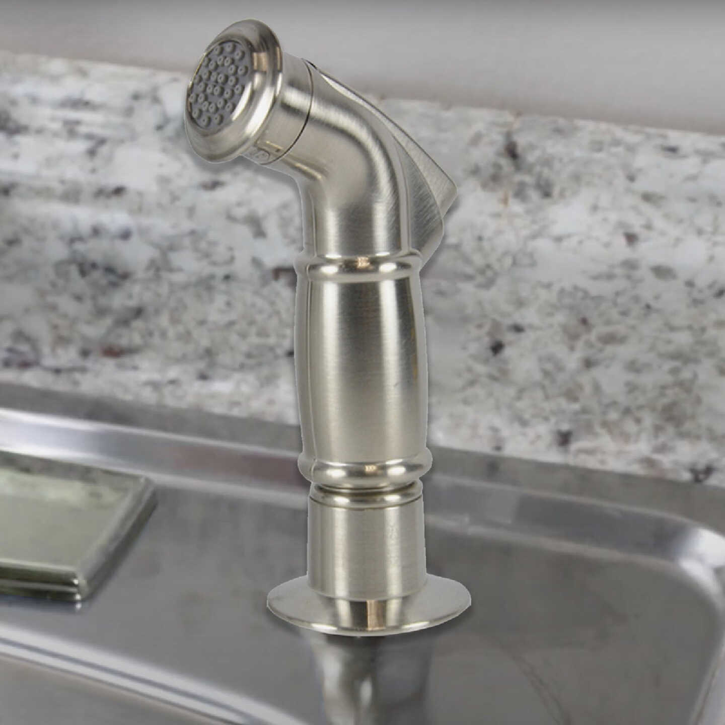 Danco Brushed Nickel Faucet Hose Guide Image 2