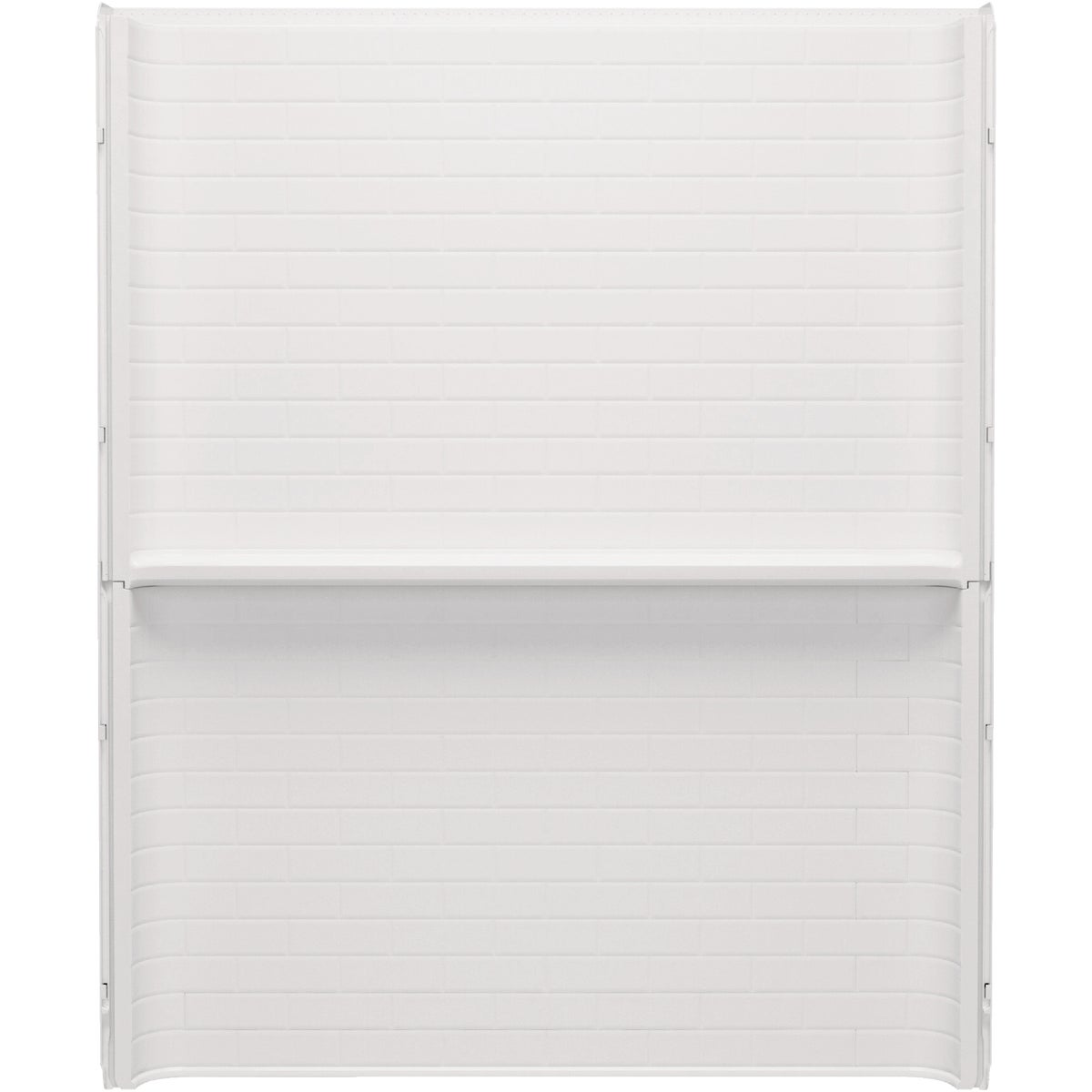 Sterling Traverse 60 In. x 72.25 In. Alcove Shower Back Wall, White Image 1