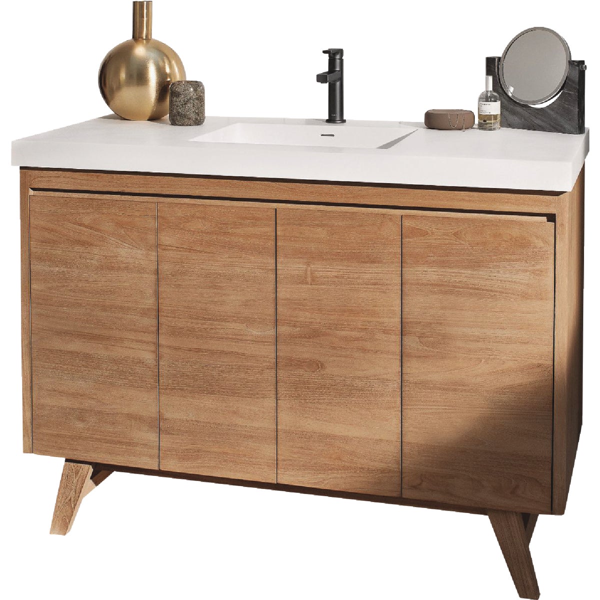 Moen Rinza 1-Handle Lever Centerset Bathroom Faucet, Matte Black Image 4