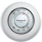 Honeywell Home Heat Only Off White Round Wall Thermostat Image 1