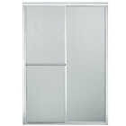 Sterling Deluxe 48-7/8 In. W. X 70 In. H. Chrome Rain Glass Sliding Shower Door Image 2