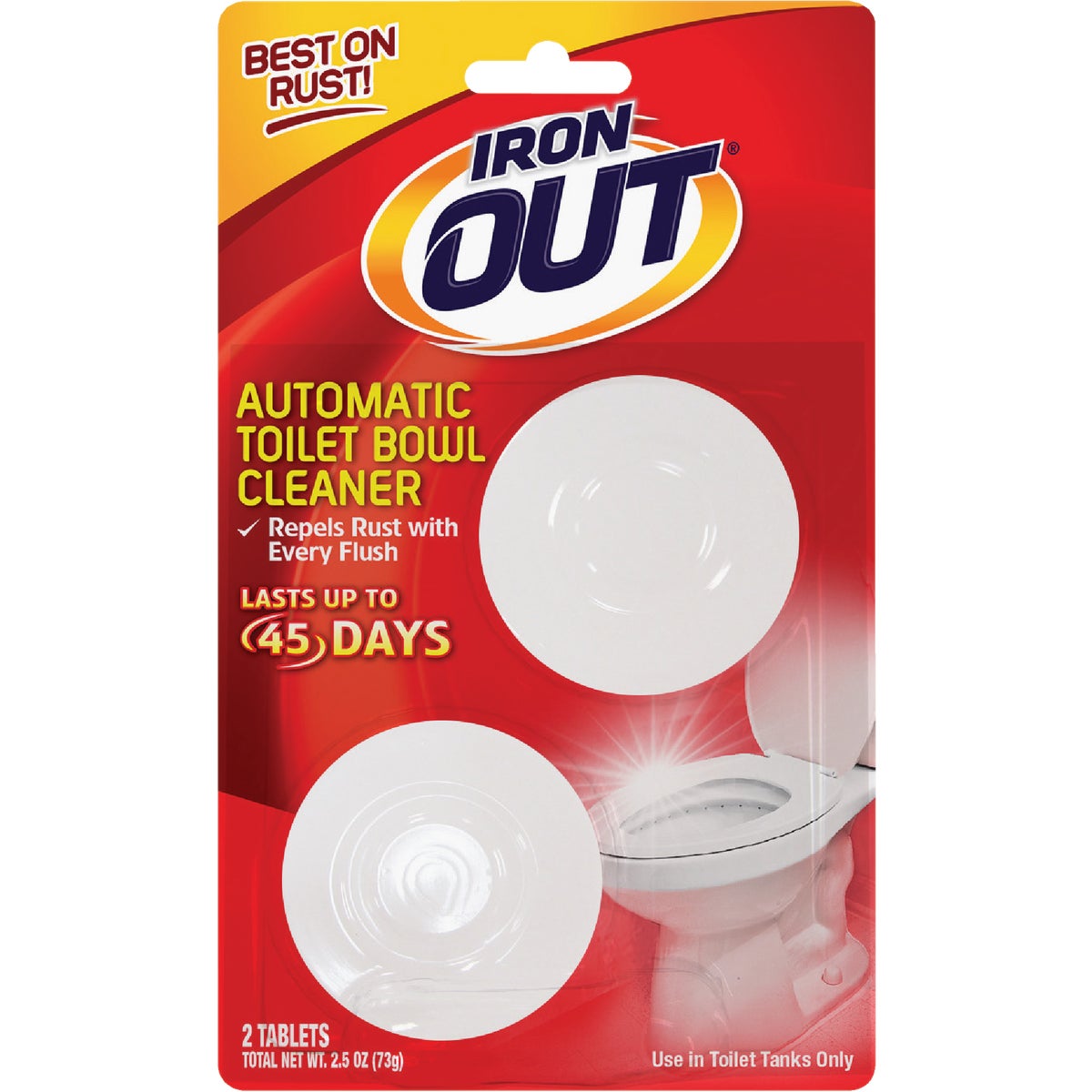 Iron Out Automatic Toilet Bowl Cleaner, 2 Use