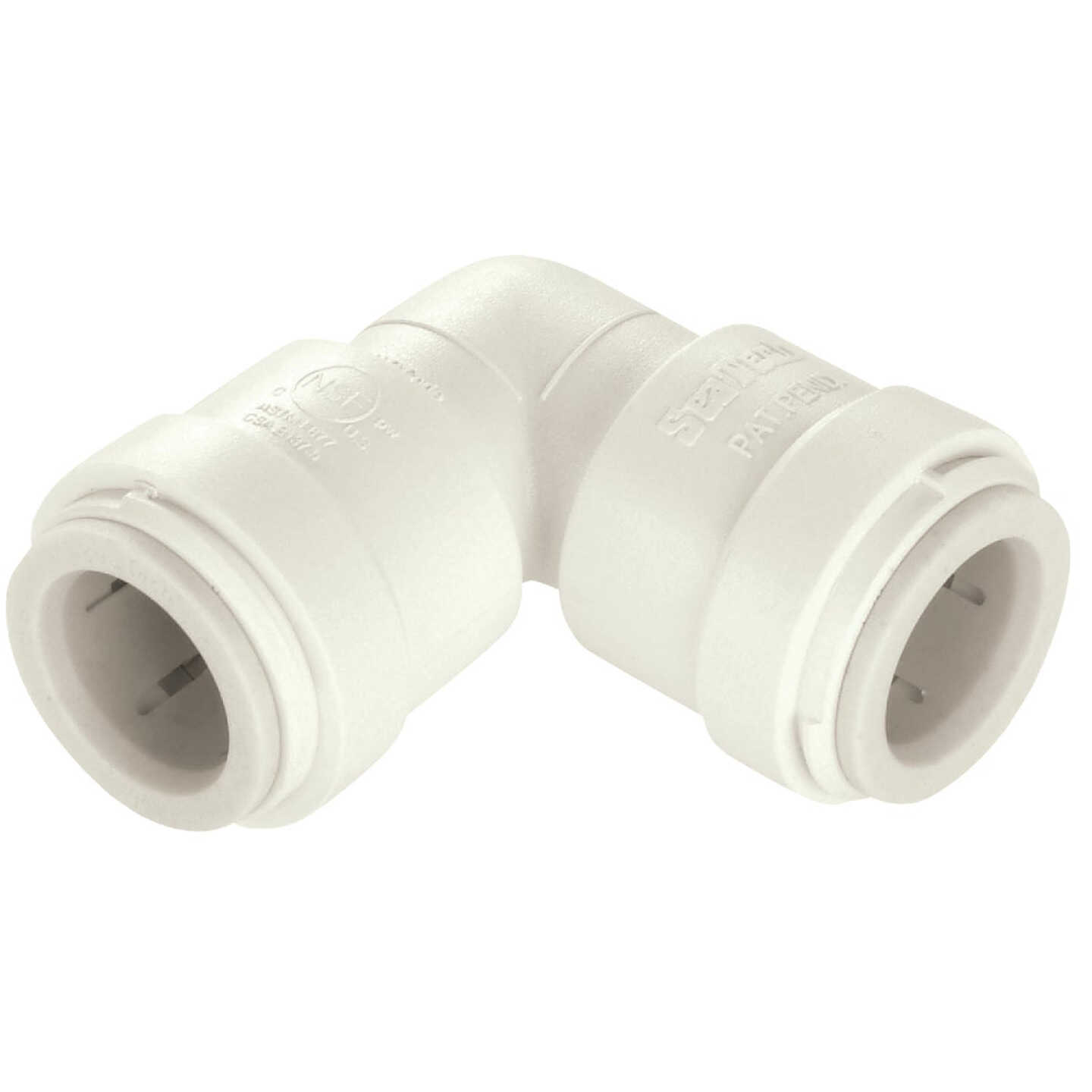 Watts 3/8 In. x 3/8 In. CTS 90 Deg. Quick Connect Plastic Elbow (1/4 Bend) Image 1