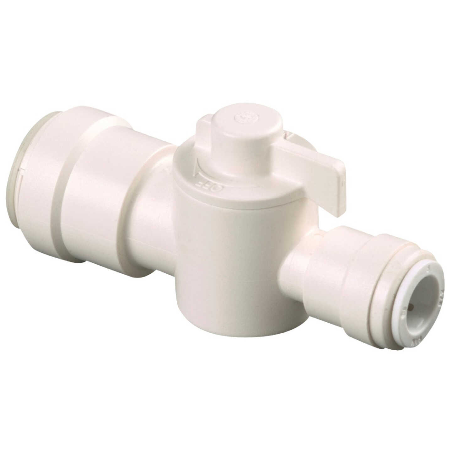 Watts 1/4 In. CTS X 1/2 In. QC Plastic Plastic Push Valve Image 1