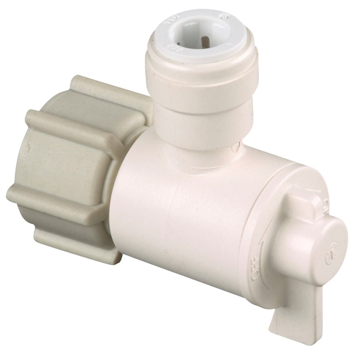 Watts 1/2 In. FPT X 3/8 In. CTS Quick Connect Stop Angle Valve Image 1