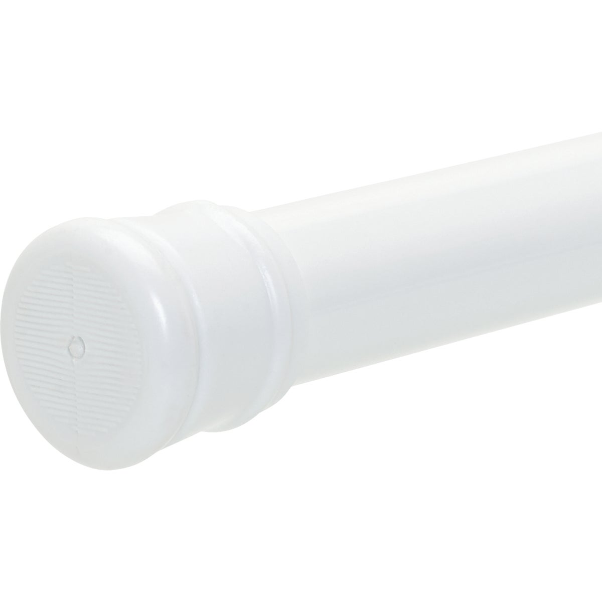 Zenith Zenna Home Straight 42 In. To 72 In. Adjustable Tension Shower Rod in White Image 4