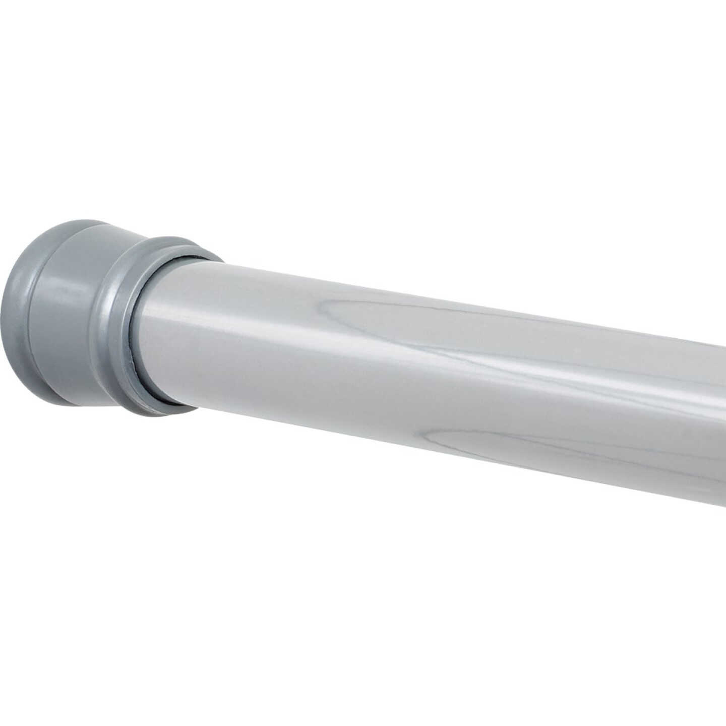 Zenith Zenna Home Straight 42 In. To 72 In. Adjustable Tension Shower Rod in Chrome Image 1