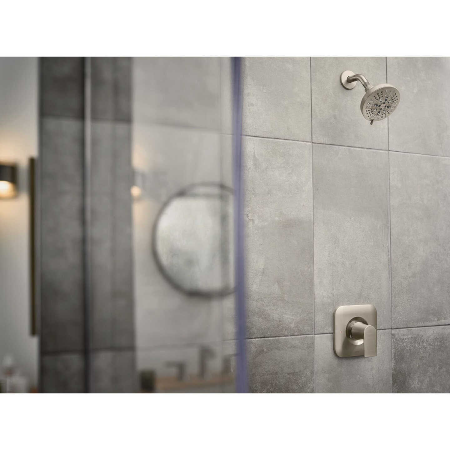 Moen Hydro Energetix Spot Resistant Brushed Nickel 8-function 4.75 In. Dia. Spray Head Fixed Shower Image 3