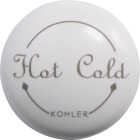 Kohler Fairfax White Single Handle Button Image 1