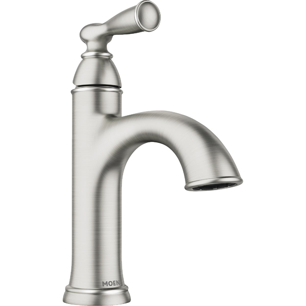 Moen Banbury 1-Handle Lever Centerset Bathroom Faucet, Spot Resist Brushed Nickel Image 1