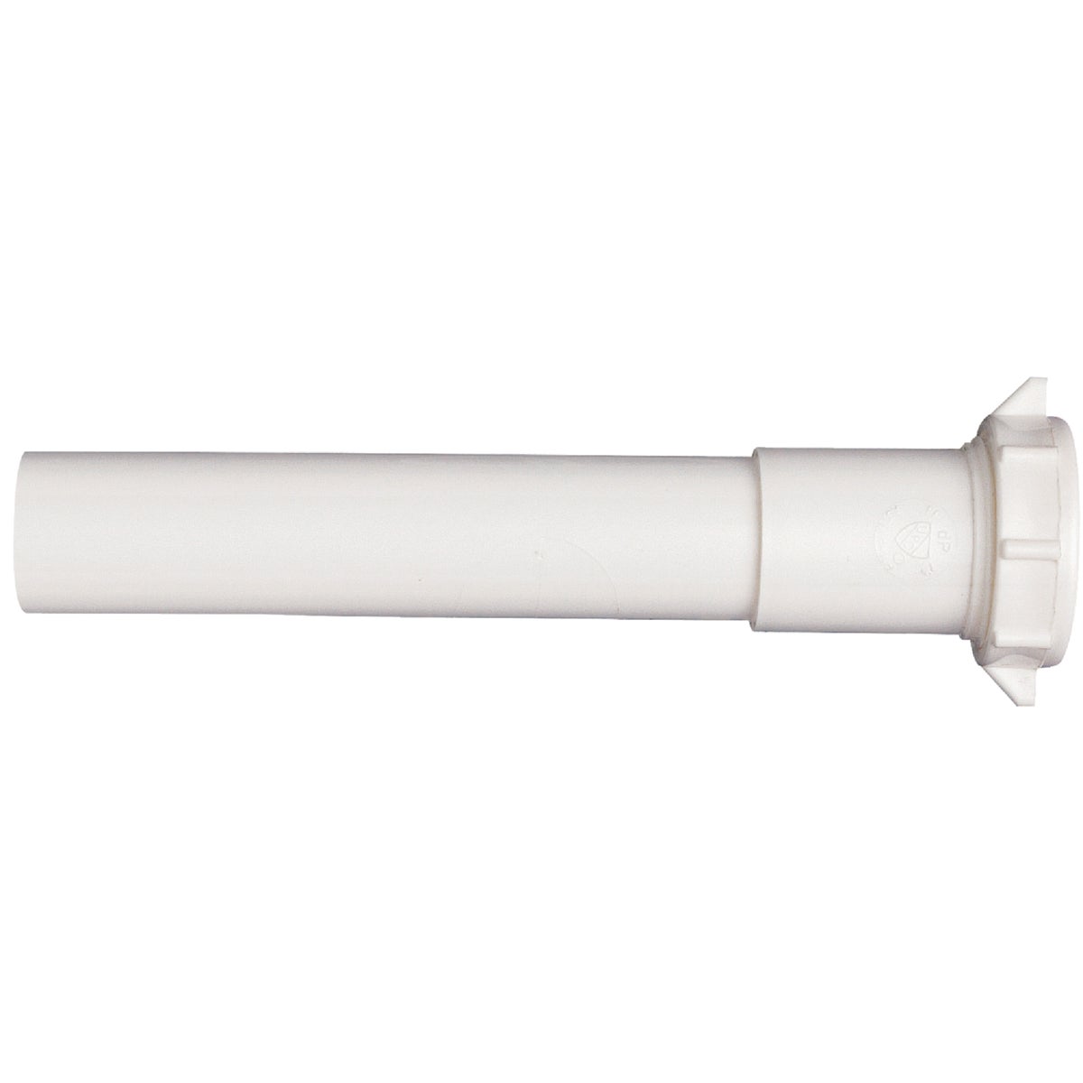 Do it Best 1-1/4 In. x 12 In. White Plastic Extension Tube