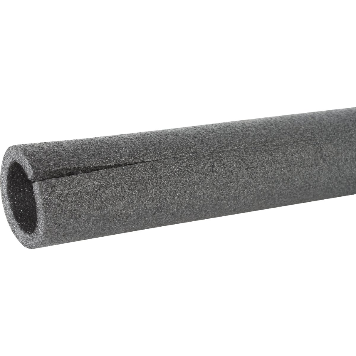 Tundra 1/2 In. Wall Semi-Slit Polyethylene Pipe Insulation Wrap, 1-1/4 In. x 6 Ft. Fits Pipe Size 1-1/4 In. Copper/ 1 In. Iron Image 1