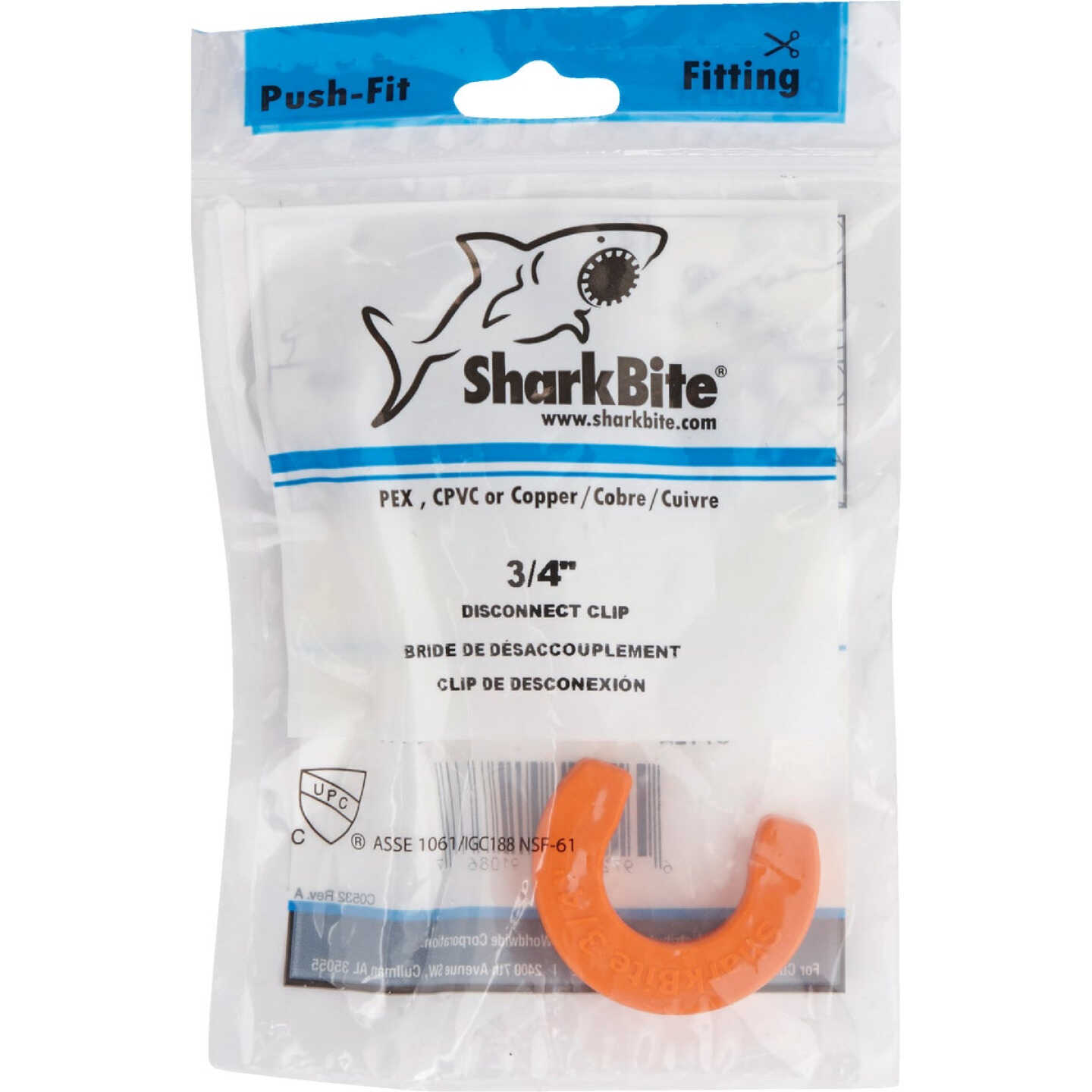 SharkBite 3/4 In. Plastic Disconnect Clip Image 2