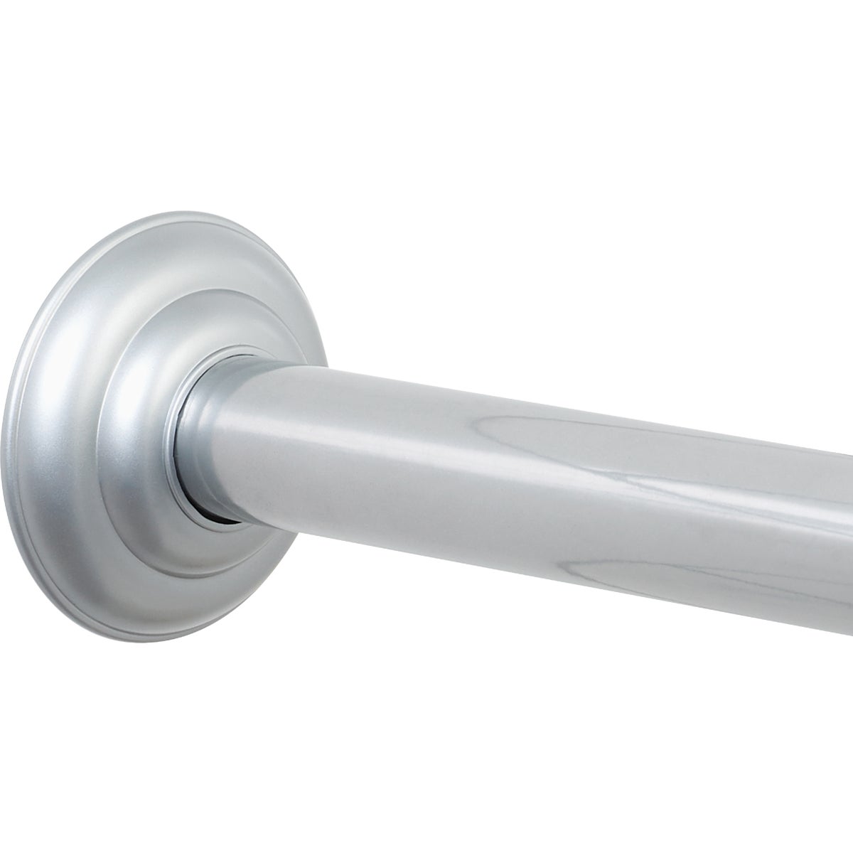 Zenith Zenna Home Straight 41 In. To 72 In. Adjustable Fixed Shower Rod in Chrome