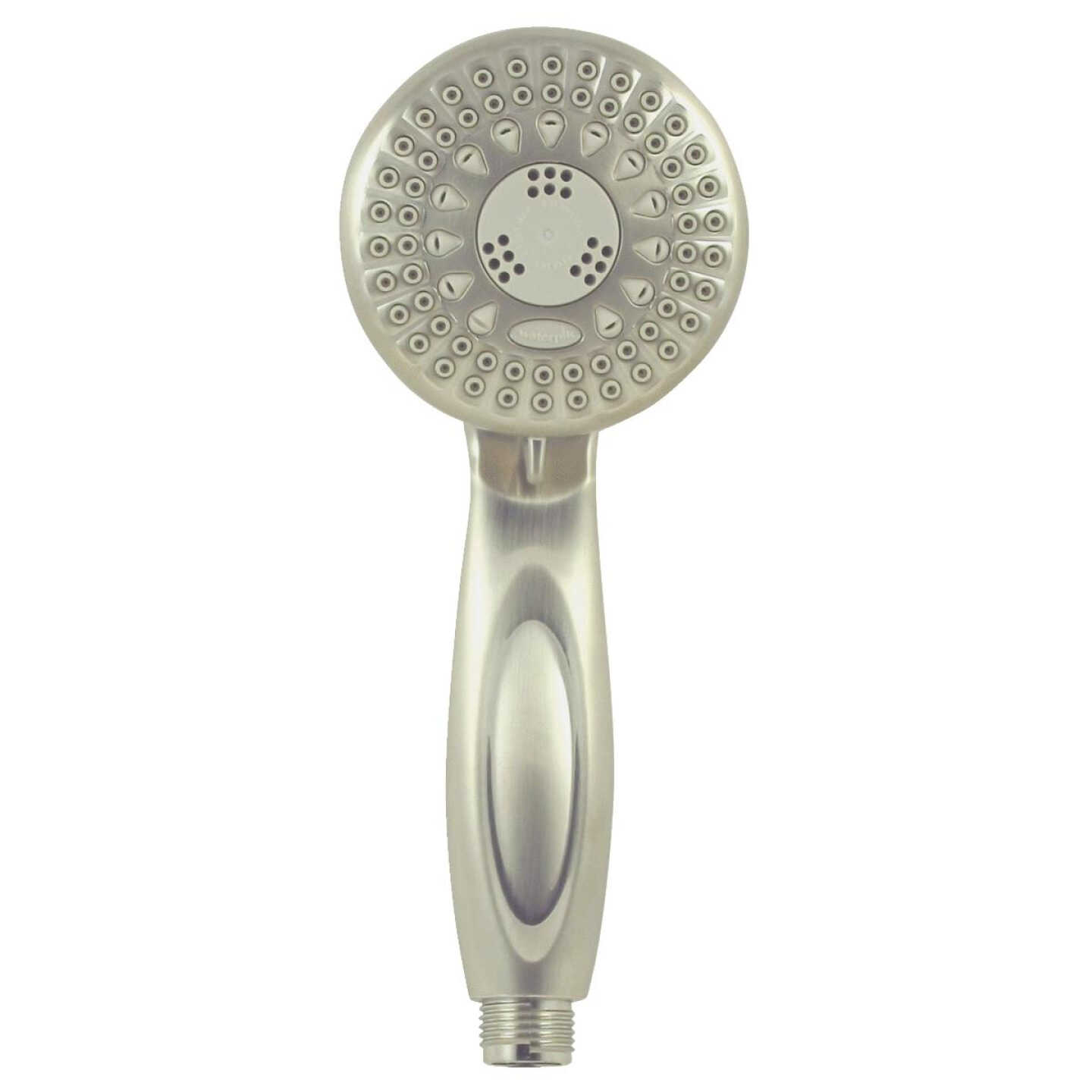 Waterpik PowerSpray 5-Spray 2.5 GPM Brushed Nickel Hand-Held Shower Image 2