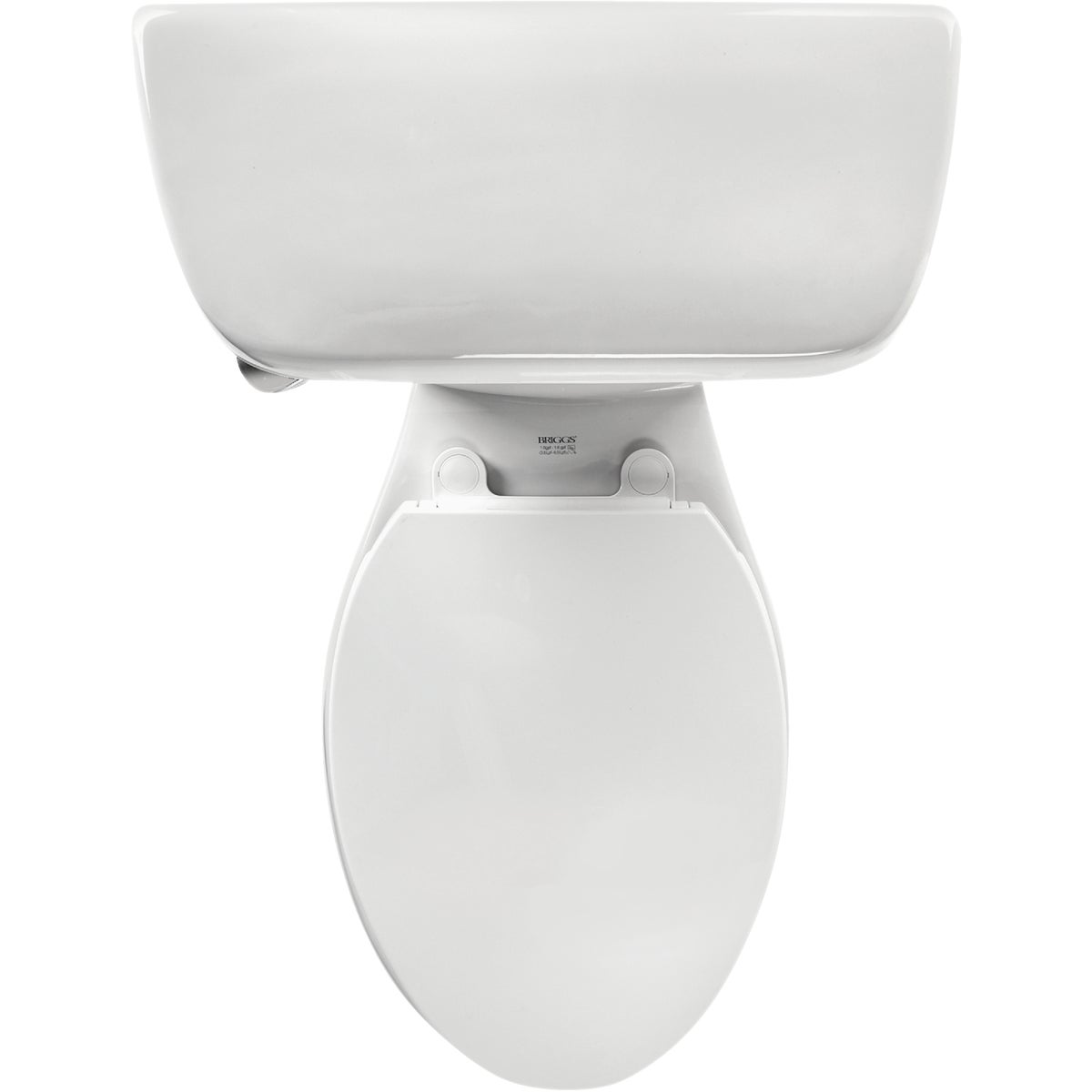 Briggs AltimaMAX White 19-1/8 In. Extra Tall Elongated 1.28 GPF Toilet Express Image 4