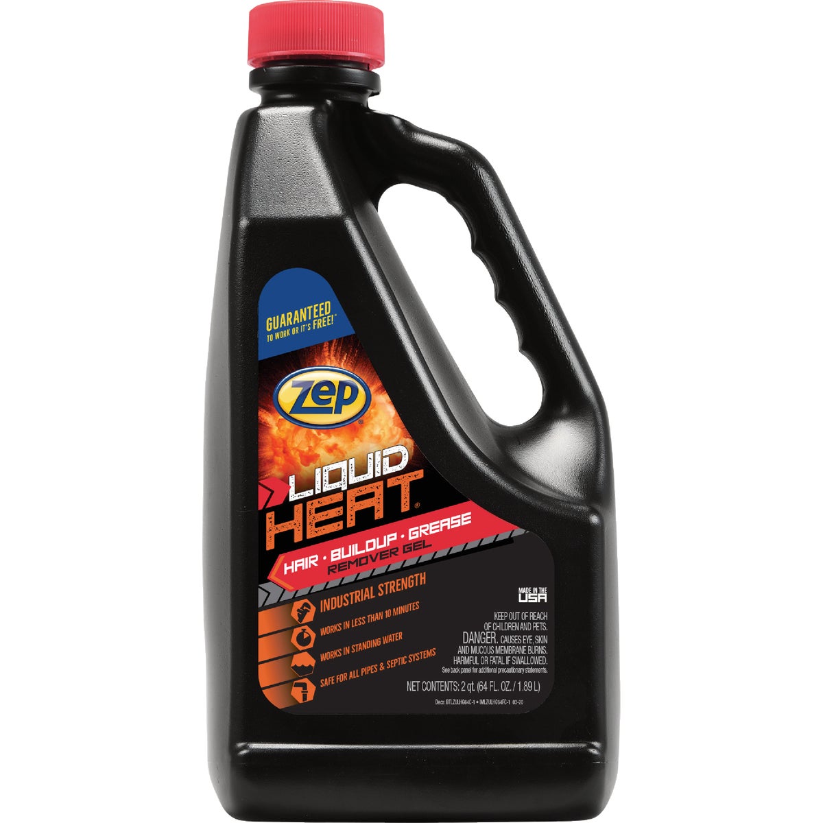 Zep 64 Oz. Liquid Heat Drain Opener & Cleaner