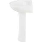 Common Goods Grove 21 In. White Pedestal Sink & Base Image 5