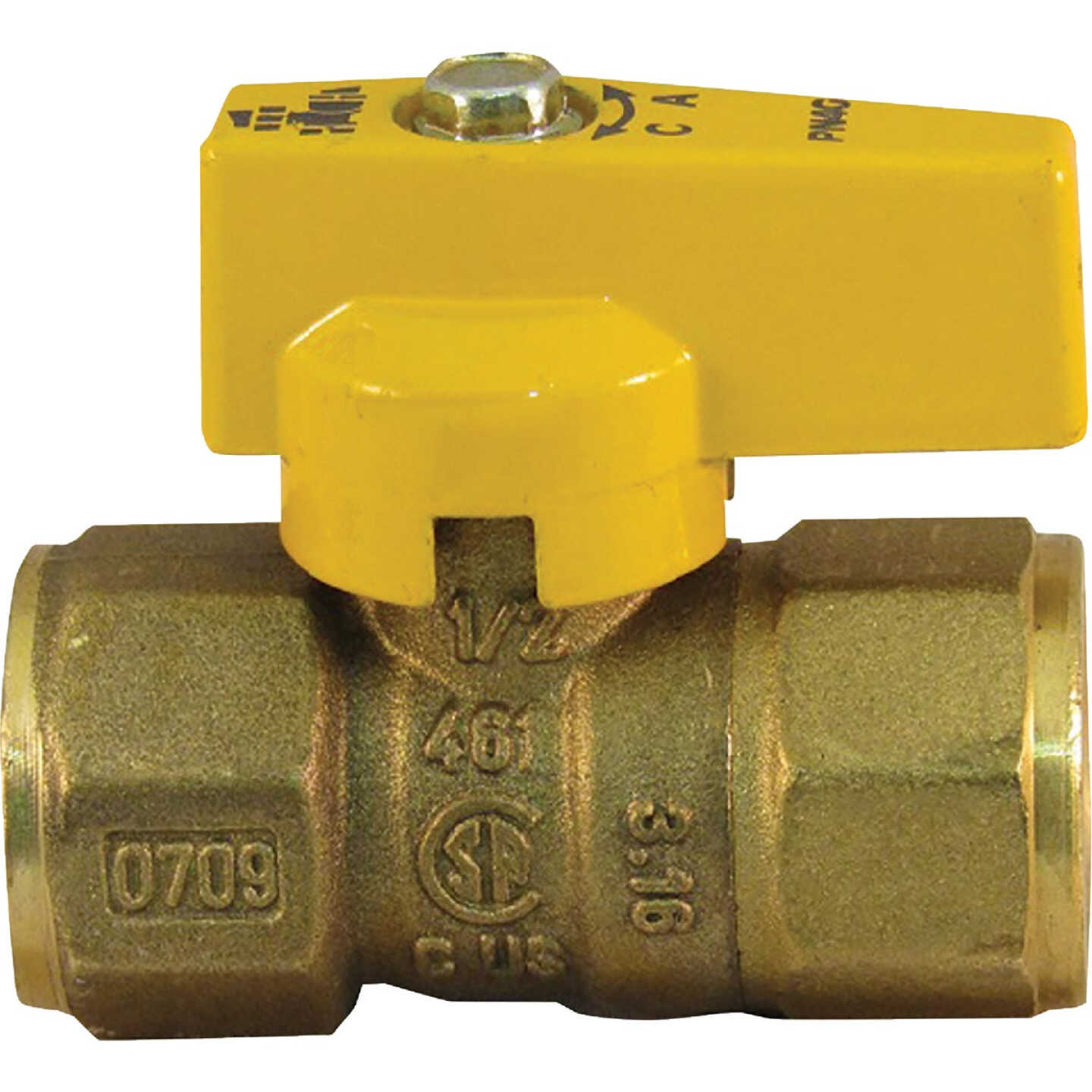 Pro-Flex 1/2 In. FIP x 15/16 In. Flare Brass Gas Valve Image 1