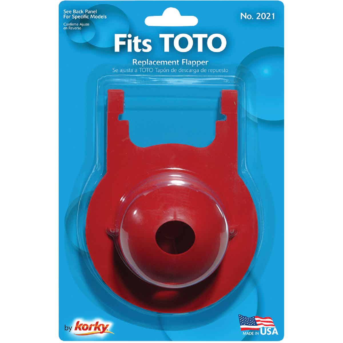 Korky TOTO 3 In. Rubber Flapper Image 2