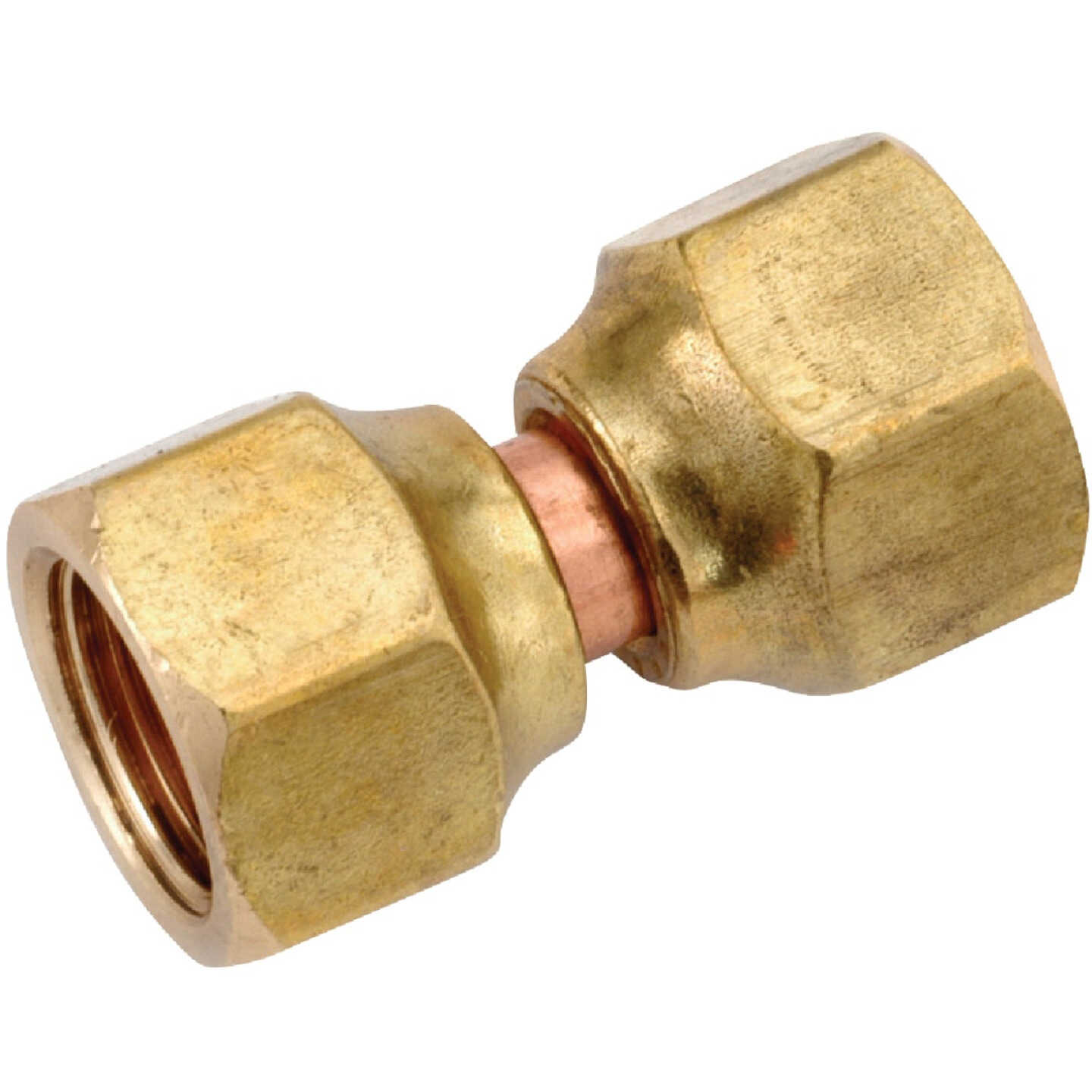 Anderson Metals 5/8 In. Brass Flare Swivel Union Image 1
