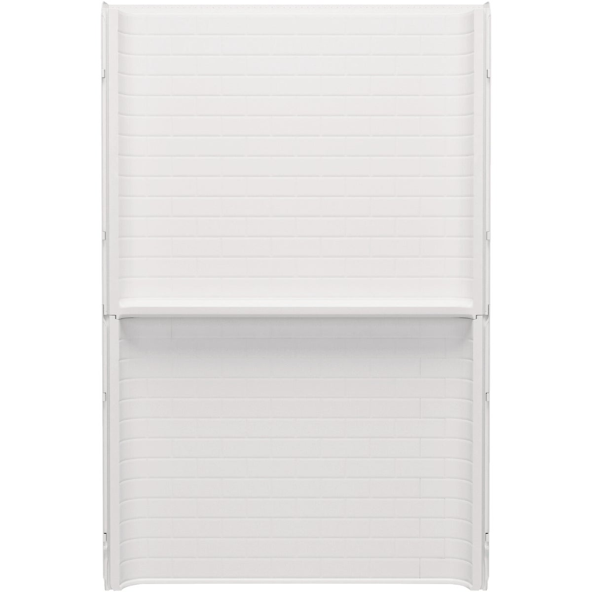 Sterling Traverse 48 In. x 72.25 In. Alcove Shower Back Wall, White Image 1