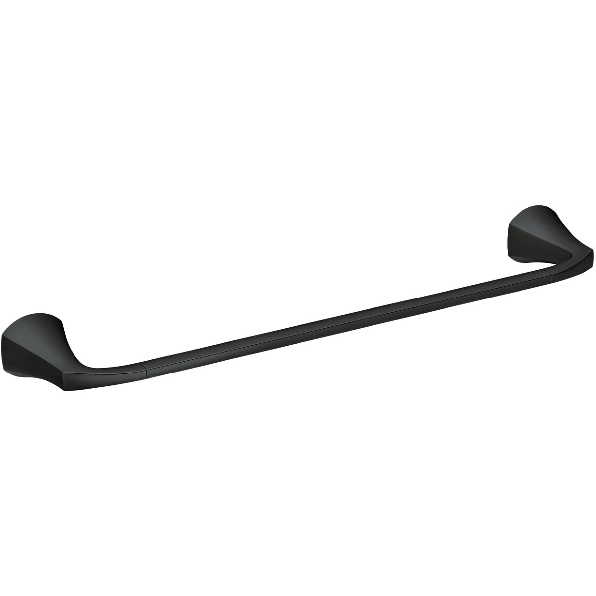 Moen Lindor 24 In. Towel Bar, Matte Black Image 1