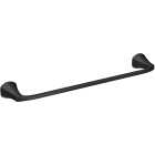 Moen Lindor 24 In. Towel Bar, Matte Black Image 1