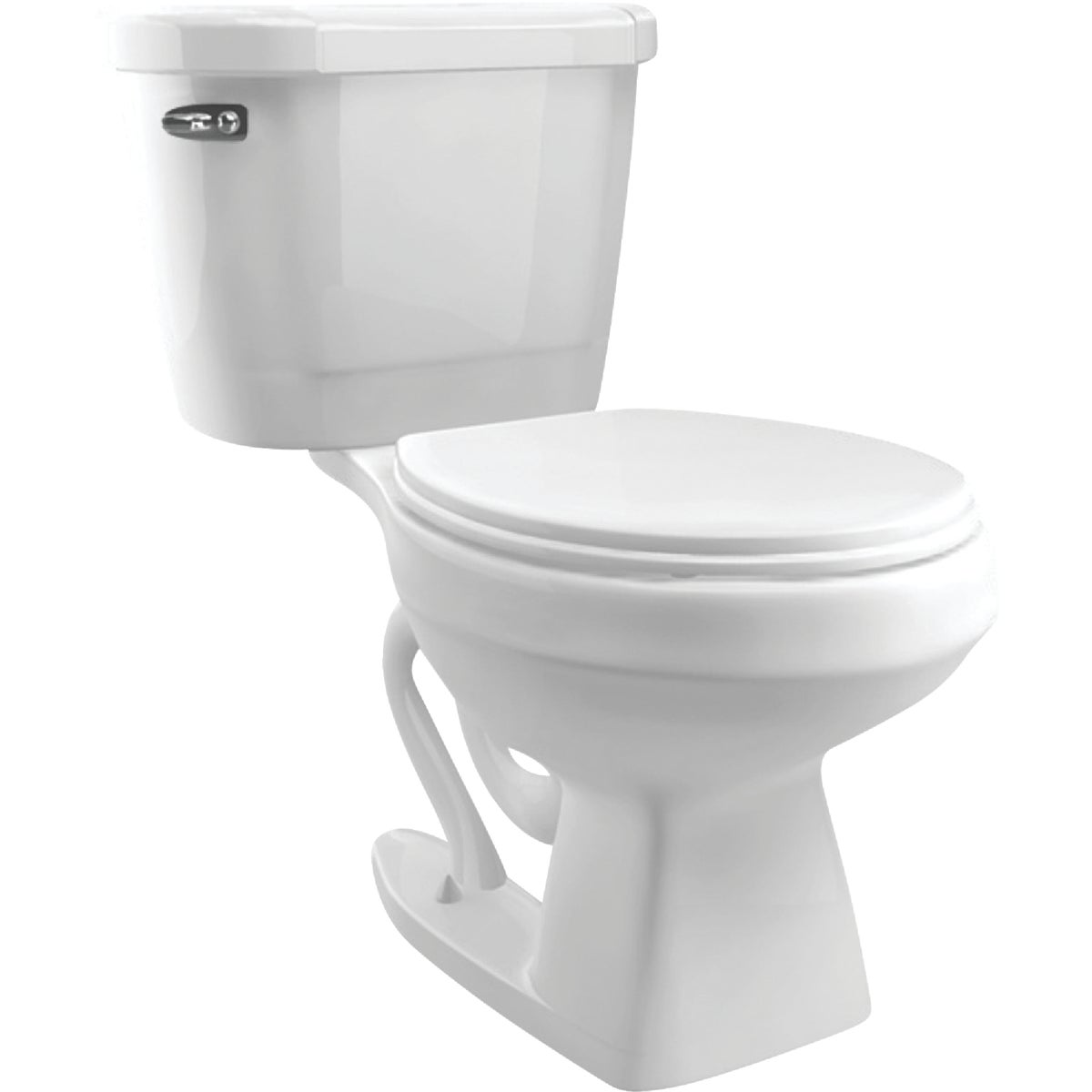 Cato Berlin White Elongated Bowl 1.28 GPF Complete Toilet