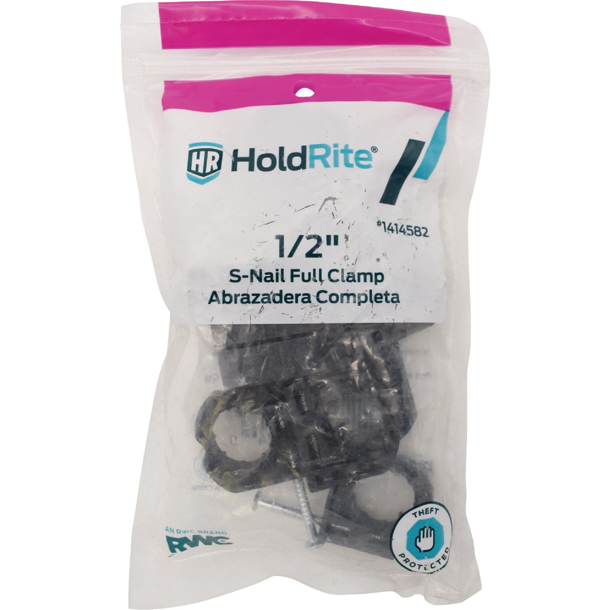 SharkBite HoldRite 1/2 In. Full Nail-On Pipe Clamps (10-Pack) Image 2