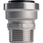 QuickFitting 1 In. Push-to-Connect x 1 In. MNPT Stainless Steel Straight Male Adapter Image 5