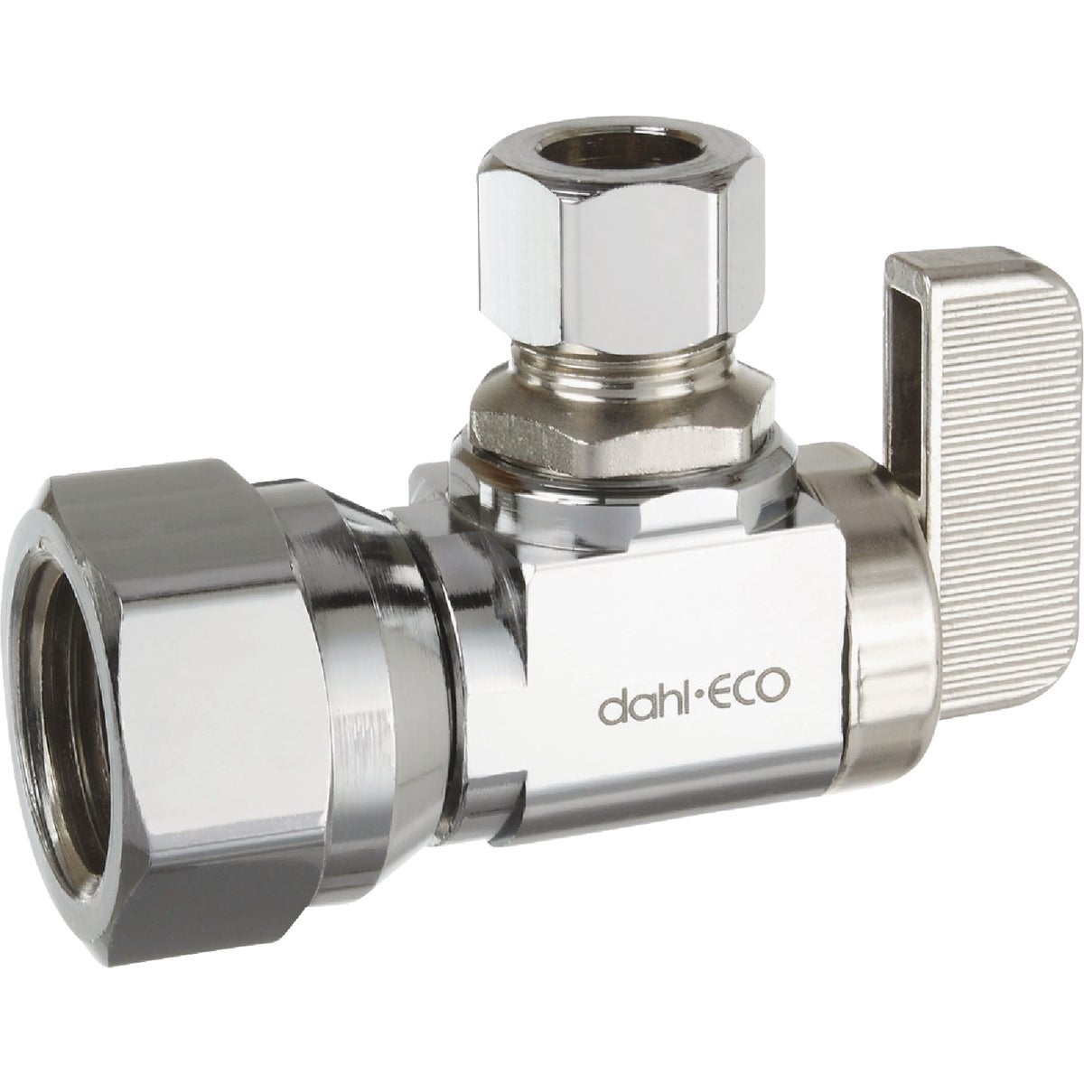 dahl 1/2 In. FIP x 3/8 In. OD Comp Angle Plated Supply Stop Image 1
