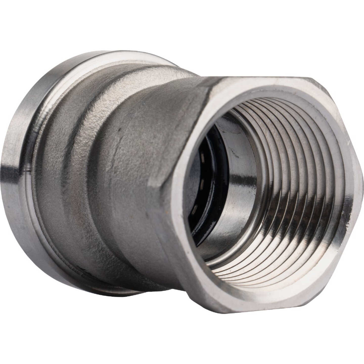 QuickFitting 1 In. Push-to-Connect x 1 In. FNPT Stainless Steel Straight Female Adapter Image 5