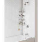 Zenith Zenna Home Metal 12 In. x 97 In. Shower Caddy Image 2