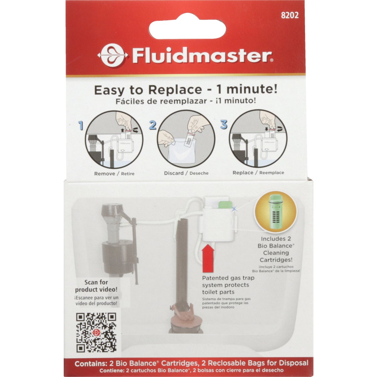 Fluidmaster Flush 'n Sparkle Septic Tank Care Toilet Cartridge (2-Pack) Image 3