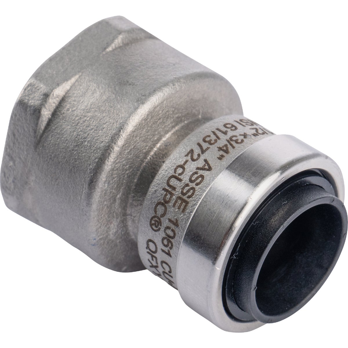QuickFitting 1/2 In. Push-to-Connect x 3/4 In. FNPT Stainless Steel Reducing Female Adapter Image 5