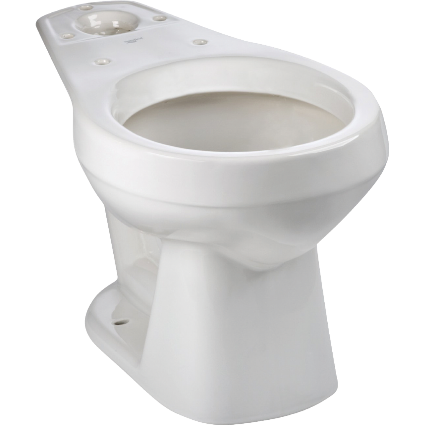 Mansfield Alto White Round 14-3/4 In. Toilet Bowl Image 1
