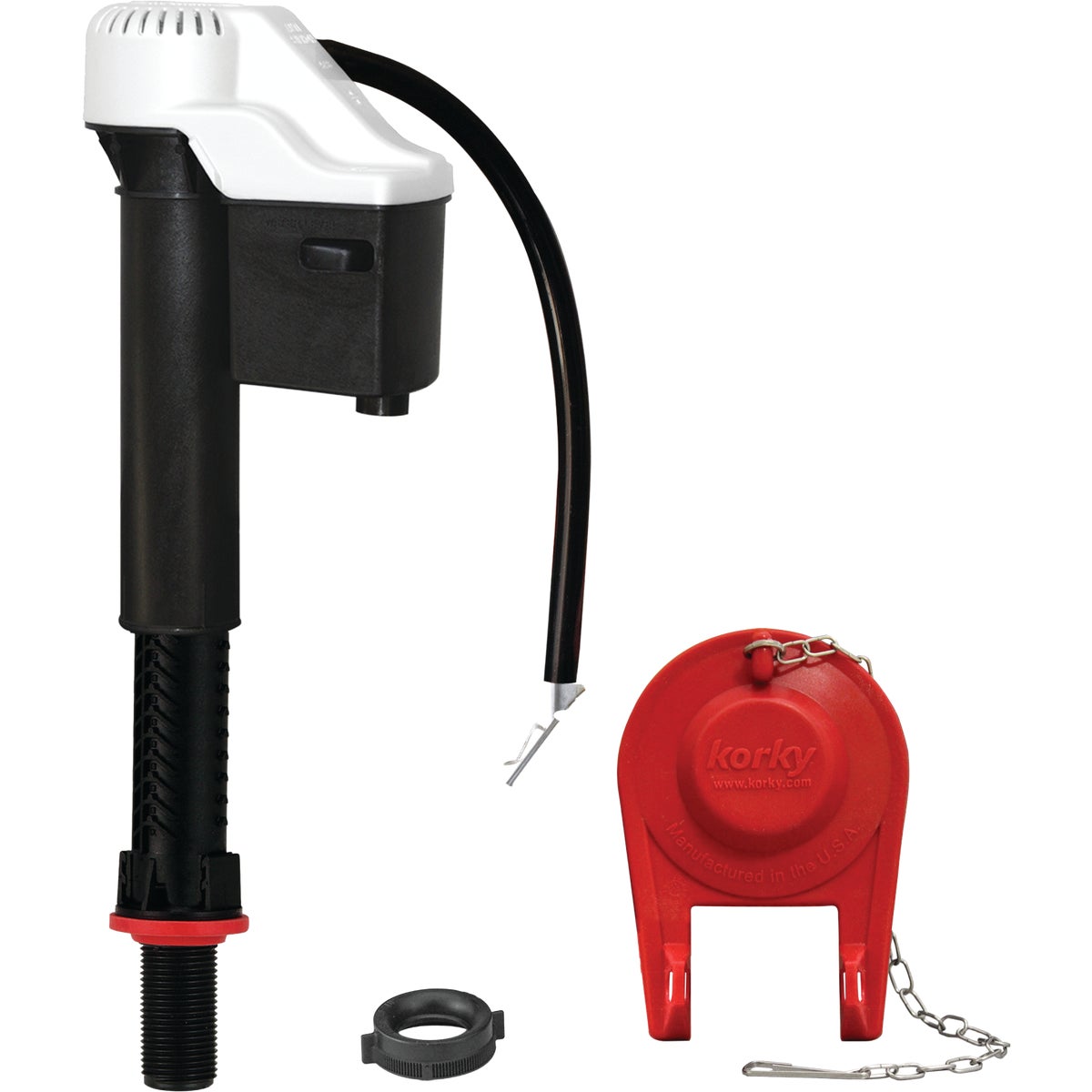 Korky Quietfill Fill Valve and Premium Flapper Kit 