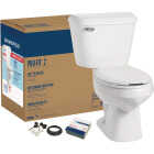 Mansfield Pro-Fit 2 White Elongated Bowl 1.6 GPF Toilet Kit Image 1
